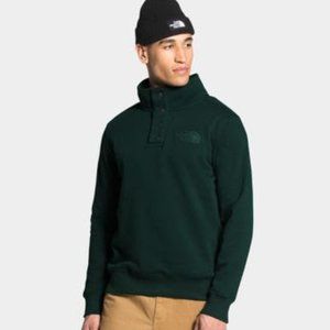The North Face 1/4 Snap Fleece Pull Over - Scarab Green - Medium